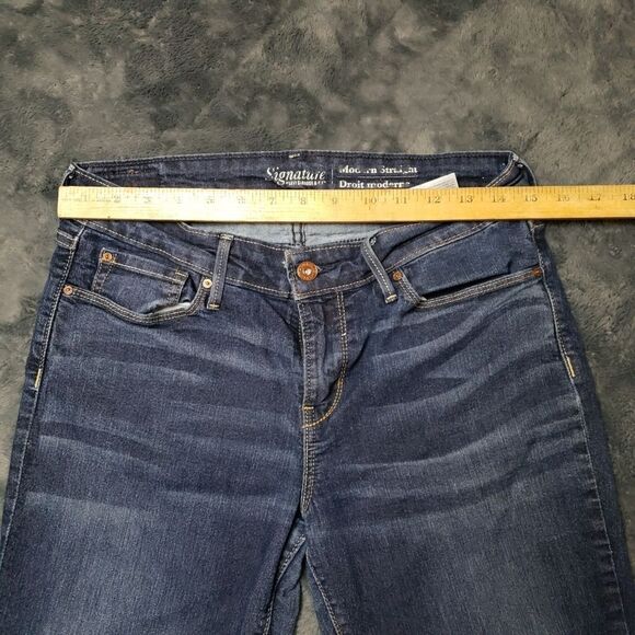 Levi Strauss Signature blue Jeans Mid Rise 10M - Picture 8 of 13